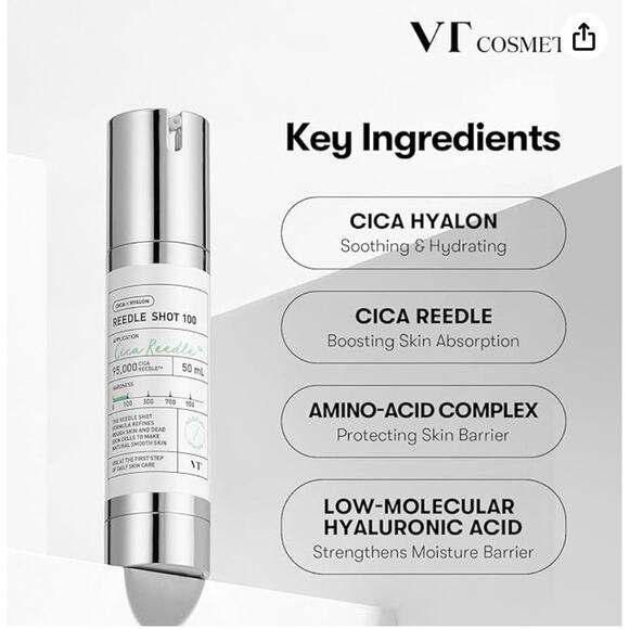 VT COSMETICS CICA Reedle Shot 100 Essence - Picture 2 of 3
